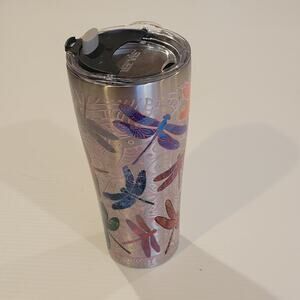 Tervis Stainless Steel Dragonfly Rainbow  Insulated Tumbler Lid 20oz